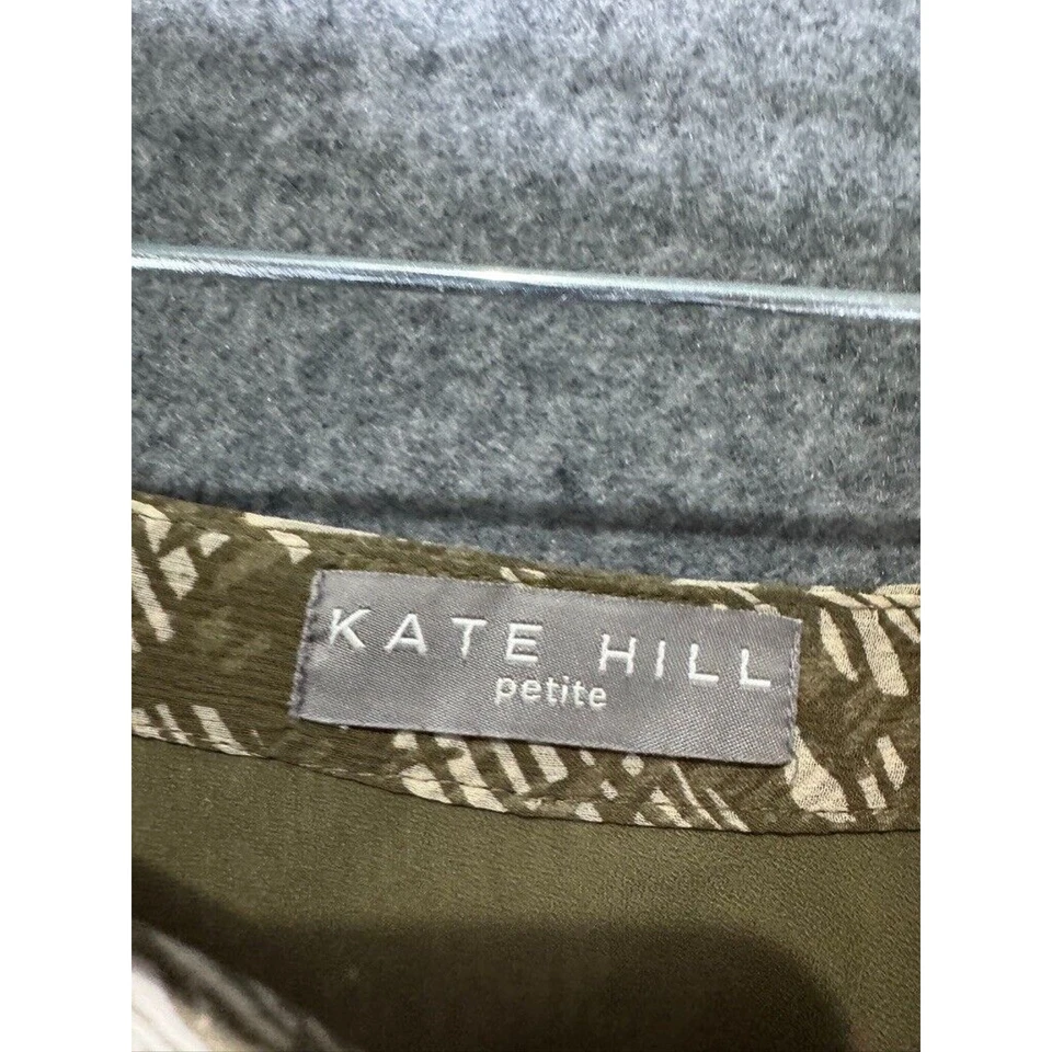 Falda Kate Hill Mujer 2P Verde Floral Midi Seda Hada Caprichosa Femenina Foto 2 de 4