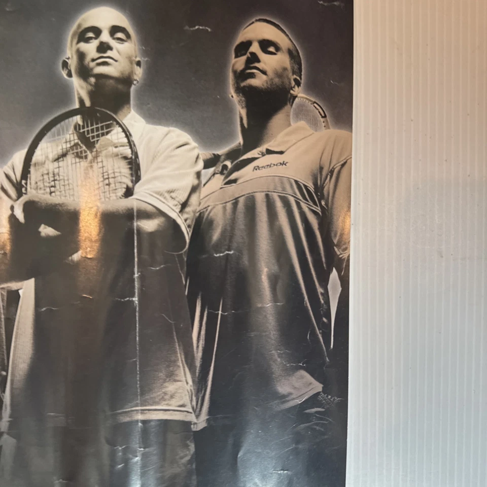 ATP Battle of the Ages Promotional Poster USTA Tennis Agassi Sampras Roddick - Image 4 of 4