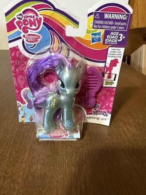 My Little Pony Explore Equestria Pearlized Sapphire Joy 3'' Brushable FIM MLP New