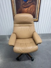 Ekornes Stressless "Sunrise" Medium Leather Office Chair | FREE SHIPPING