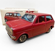 Hikyu Shokai Honda N360 Tin Plate Friction Toy Red Vintage Car Showa Era Japan