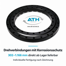 Drehverbindung 716 x 56 mm Drehkranz unverzahnt Drehverbinder Korrosionsgesch&uuml;tz