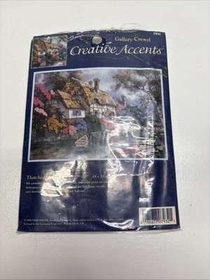 VTG 1990 Dimensions ''Thatched Hideaway'' Cross Stitch Kit-# 7932-Opened