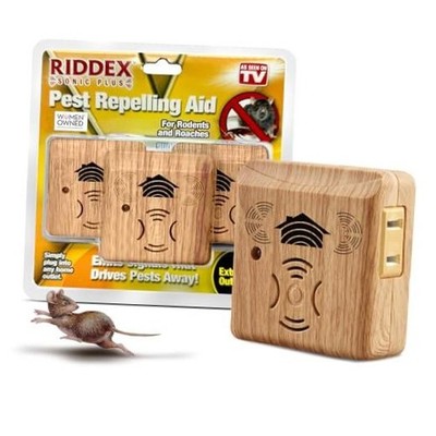 Sonic Plus Ultrasonic Pest Repeller, Plug in with 1 Count (Pack of 3) Wood
