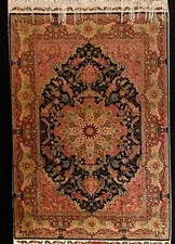 Turkish Hereke PURE SILK Rug 1450-1600 KPSI MASTERPIECE MUSEUM GRADE FRAMED