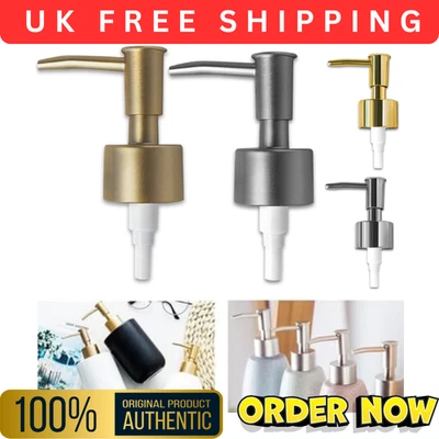 Dispenser Bottle Pump Head Replacement Push Type 4 Colours