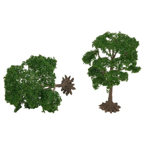 Miniature Scenery Landscape Model Trees 2 Pack Iron Wire Trunk Elm Trees - Picture 3 of 11