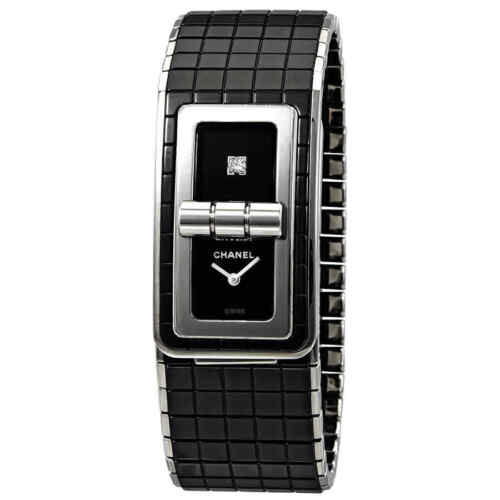 Chanel Black Code Coco Black Diamond Dial Ladies Steel and Ceramic Watch  H5147 3599594115056 | eBay