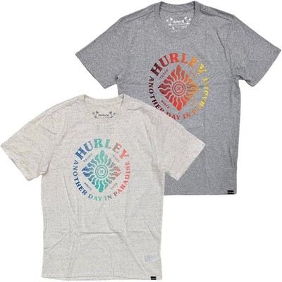 Hurley Men's Everyday Regrind Belize Distressed Graphic Short Sleeve Tee T-Shirt