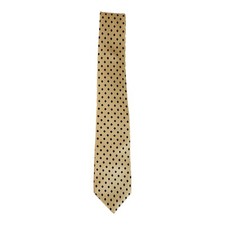 Mark Shale Handmade Yellow Silk Tie Diamond P...