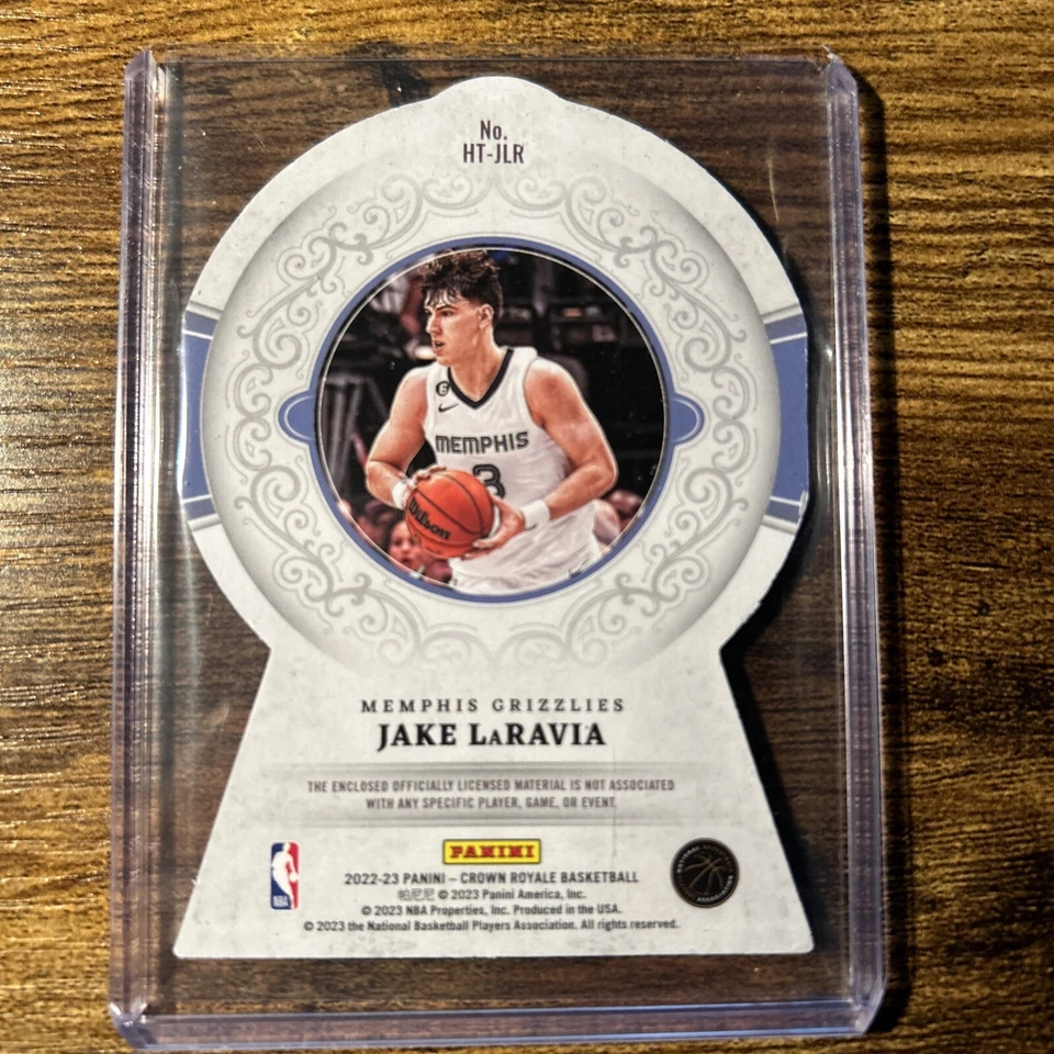 2022-23 Panini Crown Royale - Heirs to the Throne #HT-JLR Jake LaRavia (MEM, RC) - Image 2 of 2