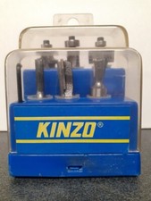 Set Frese per legno Kinzo 6 pezzi codolo 12 mm con chiave di servizio.