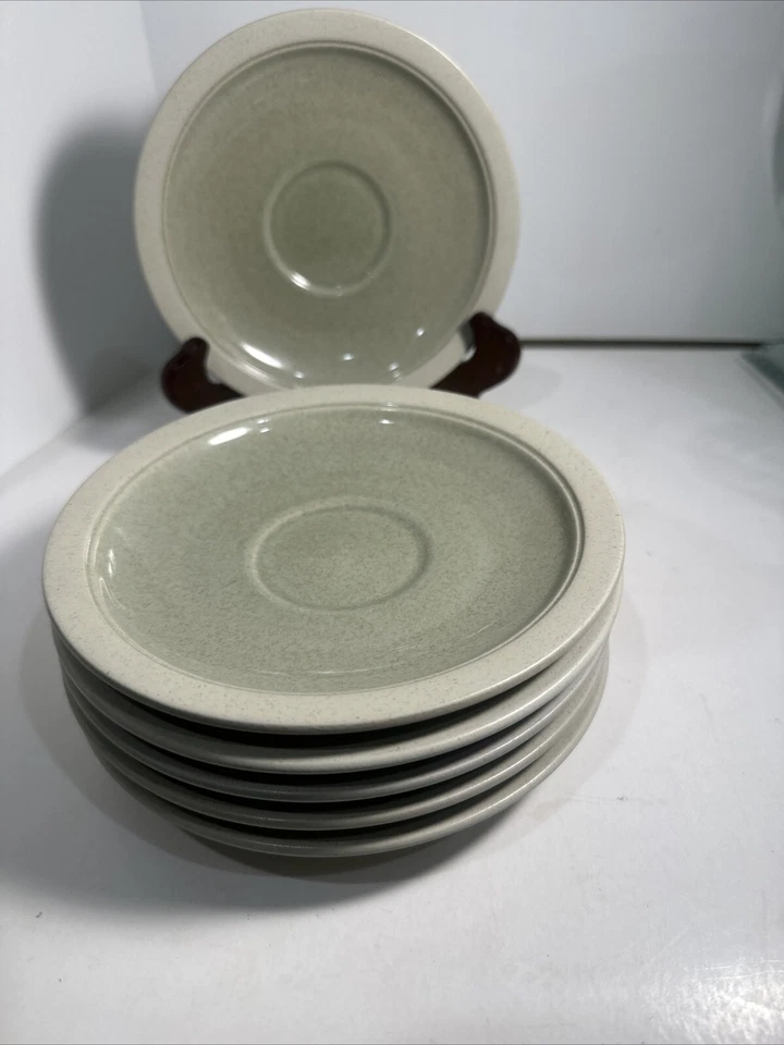 Juego de 6 platos platillos Mikasa Stone Craft Mesa Verde CF402 Foto 2 de 4