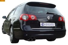 FOX Sportauspuff Endschalldämpfer Edelstahl VW Passat 3C + 3C CC 2x90mm