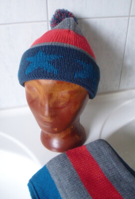 2er Set Schal und Mütze, Strick, TCHIBO Kids, neu