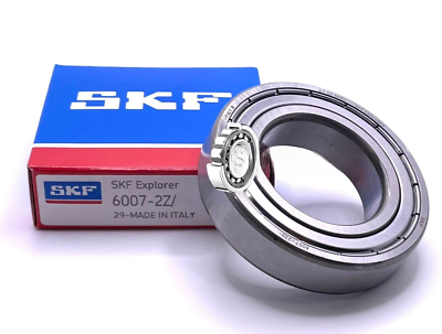 SKF 6007ZZ Bearing Metal 6007 ZZ 35x62x14 Mm Same for sale online 