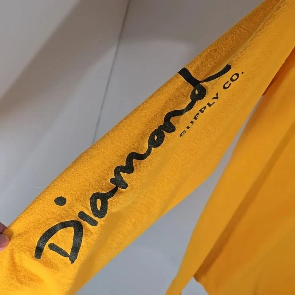 {Diamond Supply Co.} Camiseta Michael Jackson Manga Larga Firma Foto Impresión Foto 3 de 4