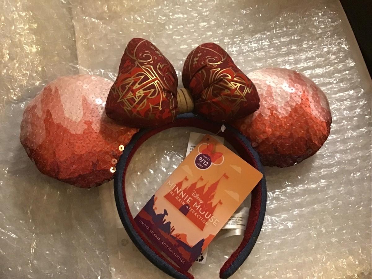 Original Minnie Mouse Limited Edition Thunder Mountain Ears Headband Space Mountain Mouse Ears - Minnie, Mouse, Tomorrowland  main image 2