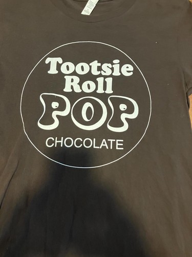 Tootsie Roll Pop Chocolate T Shirt Size S Excellent