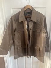 Bnwt Wardrobe 100% Leather Jacket - Brown - Ladies Size 26