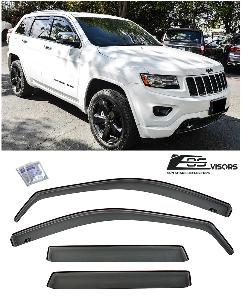 EOS Visors IN CHANNEL Side Window Guard Deflector For 11 21 Jeep