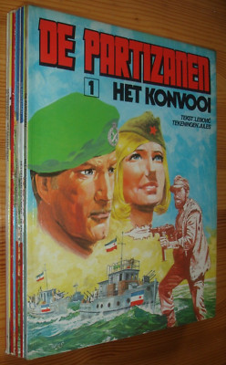 De Partizanen / Partizani / lot of 6 / Uitgave Oberon B.V. / Netherland 1980/89