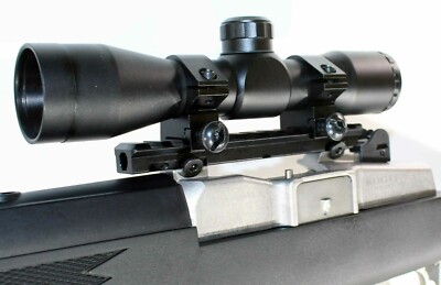 TRINITY 4x32 Scope w/ Rings + Mini14 Mini30 Picatinny Rail Mount Kit Matte Black