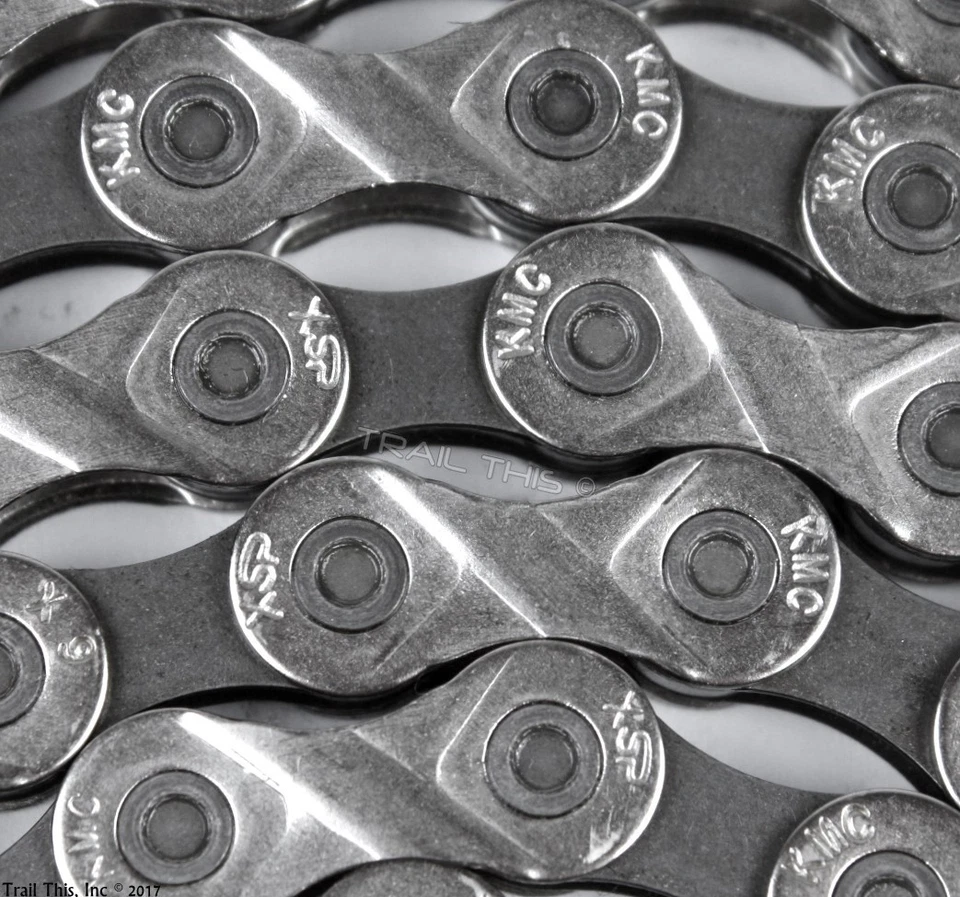 KMC X9 9 速 116L 散装弹力自行车链条 X9.93 适合 Shimano SRAM Campy — 第 2/3 张图片