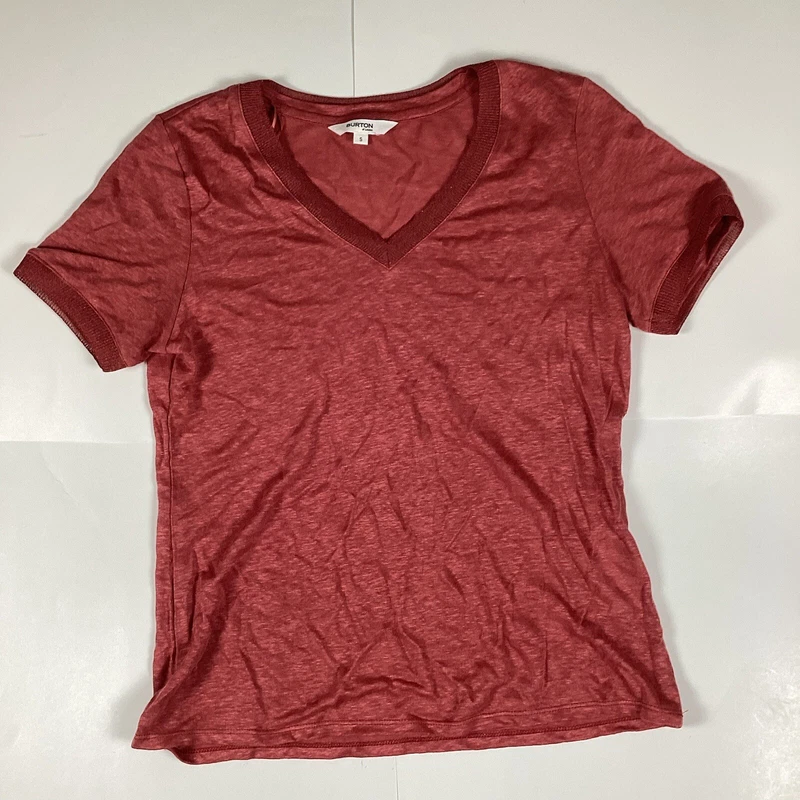 burton solid casual v neck london shirt