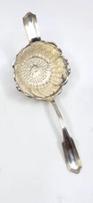 Gorham Art Nouveau 1908 Stanhoe Electro-Plate Flower Over the Cup Tea Strainer