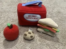 Baby GUND My First Lunch Box Baby Kids Plush Play Set, Sensory Toys Rattle