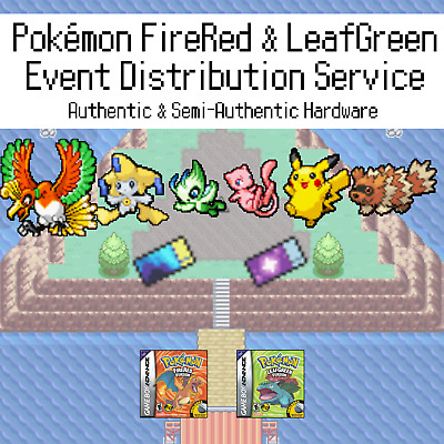 Pokemon FireRed LeafGreen Event Distribution Service: Mystic Aurora Ticket