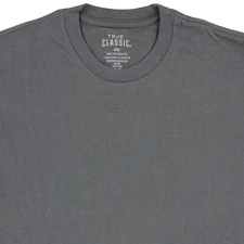 True Classic Men's Shirt, Long Sleeve Classic Ribbed Crew Neck, MSRP $35