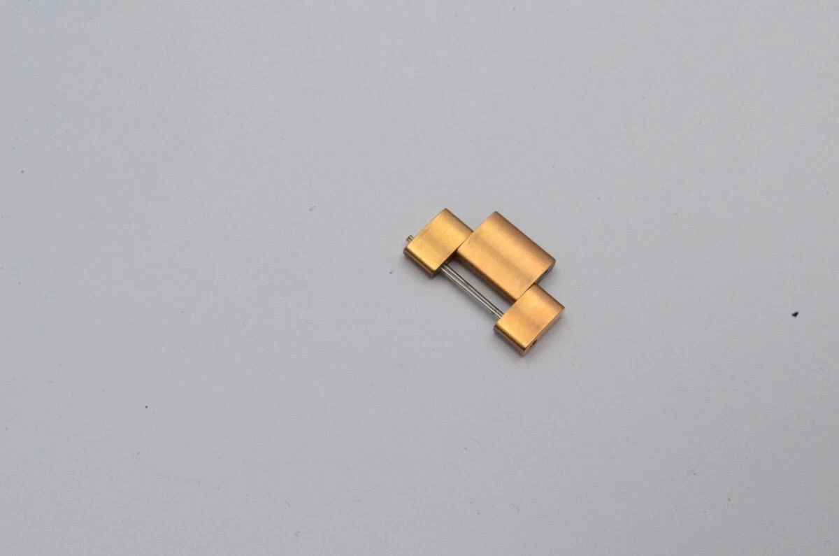 Gucci Steel Bracelet 20mm Replacement Link Vintage Gold Plated for 101M Chrono