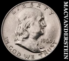 1960-D Franklin Half Dollar- Silver- Scarce High Grade No Reserve #J9355