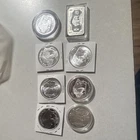 United States of America .999 Fine Silver Mixed Lot Rounds & Bar 1 oz, 8 oz