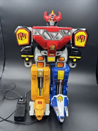 Vintage 1994 Mighty Morphin Power Rangers Remote Controlled Megazord Large 14”