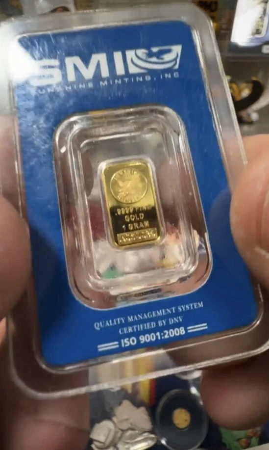 1 Gram Sunshine Mint Gold Bullion - Invest Fine Sealed Assay Card- Same Day Ship - Image 3 of 4