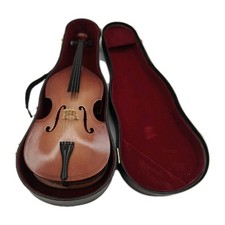 Wooden Miniature Double Bass NO Stand NO Bow W Case SmallMusical Instrument
