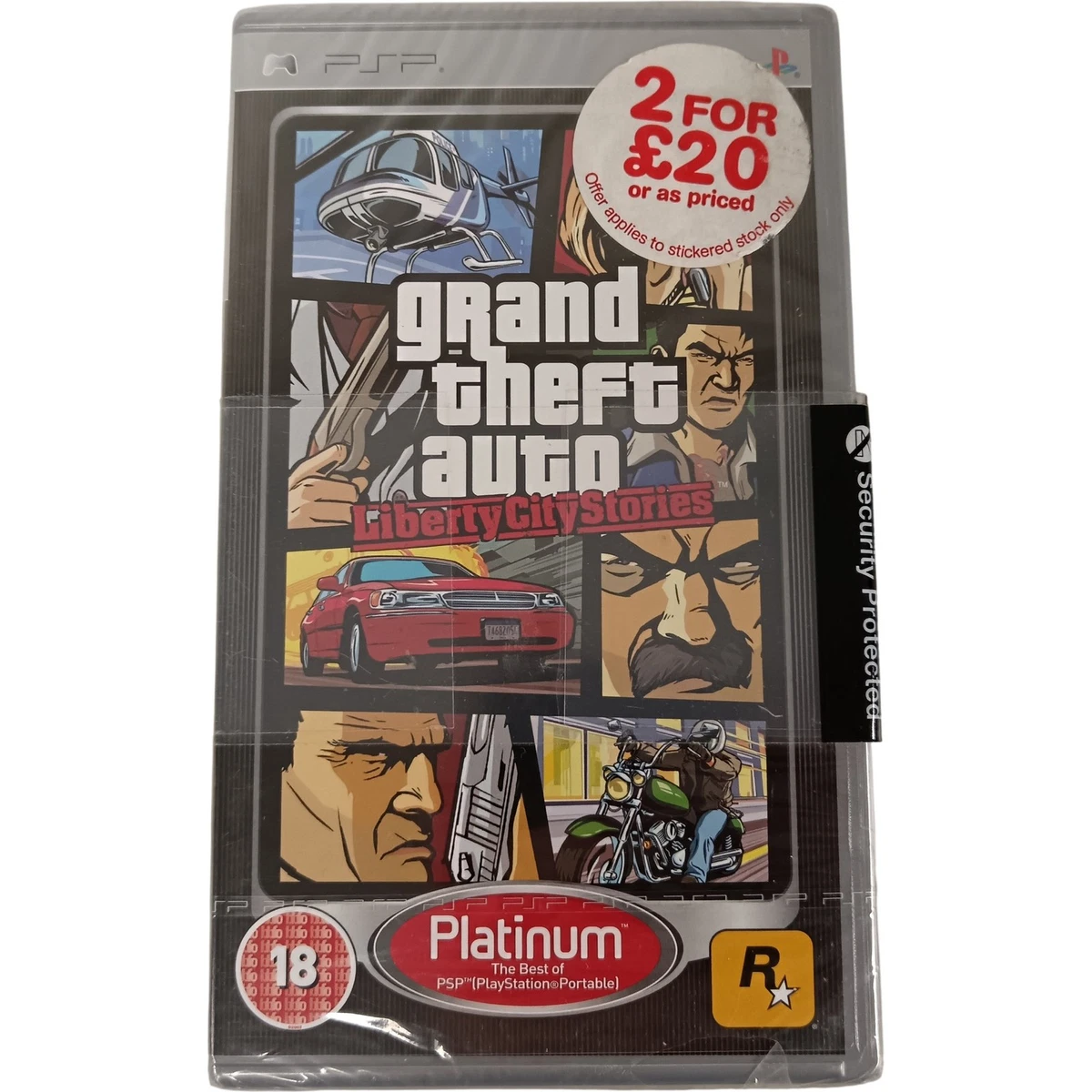 GTA Liberty City Stories Sur PS2 - Version Promo Presse PAL (très Bon état)