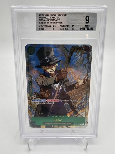 Sabo (3rd Anniversary Winner) graded BGS 9 for sale on eBay