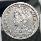 NETHERLANDS 1912 1/2 GULDEN Silver .945 KM147