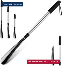 XYH Shoe Horn Long Handle for Seniors Men Women., 22 to 32 Inch Telescopic Shoe