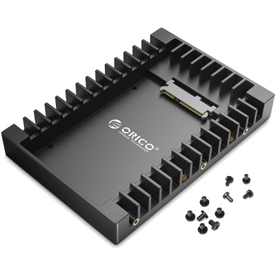 Festplattenadapter, 2,5 auf 3,5 Zoll, SATA HDD SSD, Hot Swap, Schnell