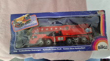 SIKU 4010 Gru mobile idraulica FAUN Feuerwher Made in West Germany 1/55