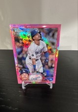 2023 Topps Chrome Logofractor Edition - Miguel Vargas #161 Pink Refractor...