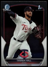 2023 BOWMAN DRAFT CHROME TANNER HALL RC MINNESOTA TWINS #BDC-174