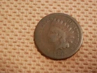 1865 Indian Head Penny in Good Condition