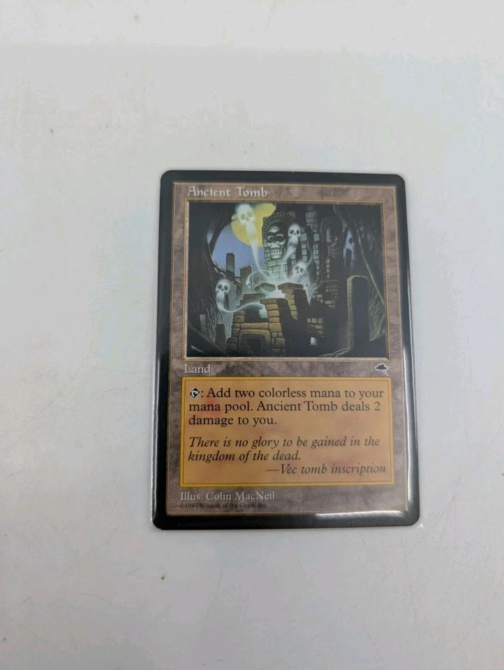 Mtg Ancient Tomb Tempest LP Magic The Gathering Light Play - Image 2 of 4