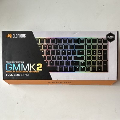 Glorious GMMK 2 Pre-Built Mechanical Keyboard Black QWERTY English Full Size